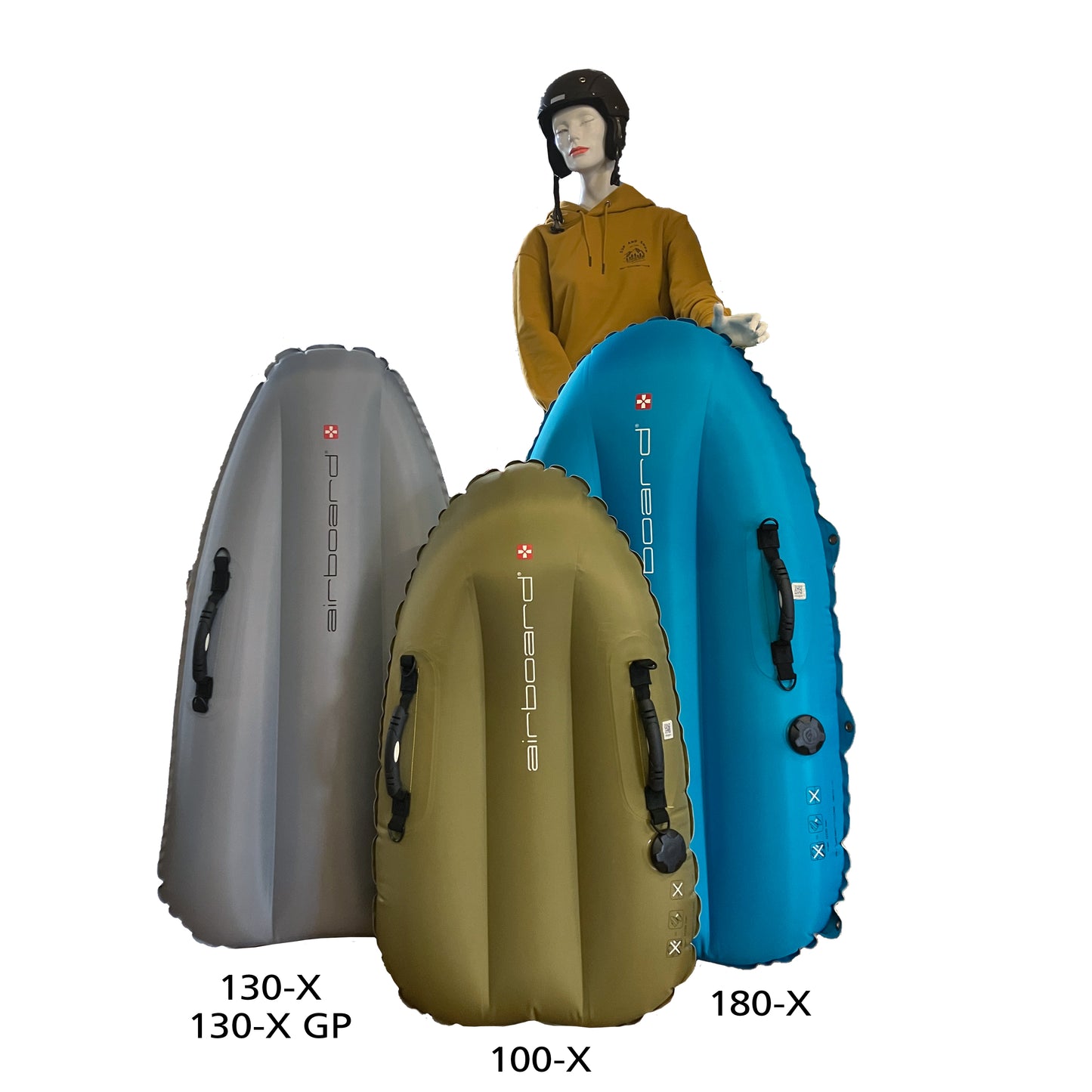 Aufblasbarer Schlitten  - Airboard Freeride 180-X - Saisonmiete