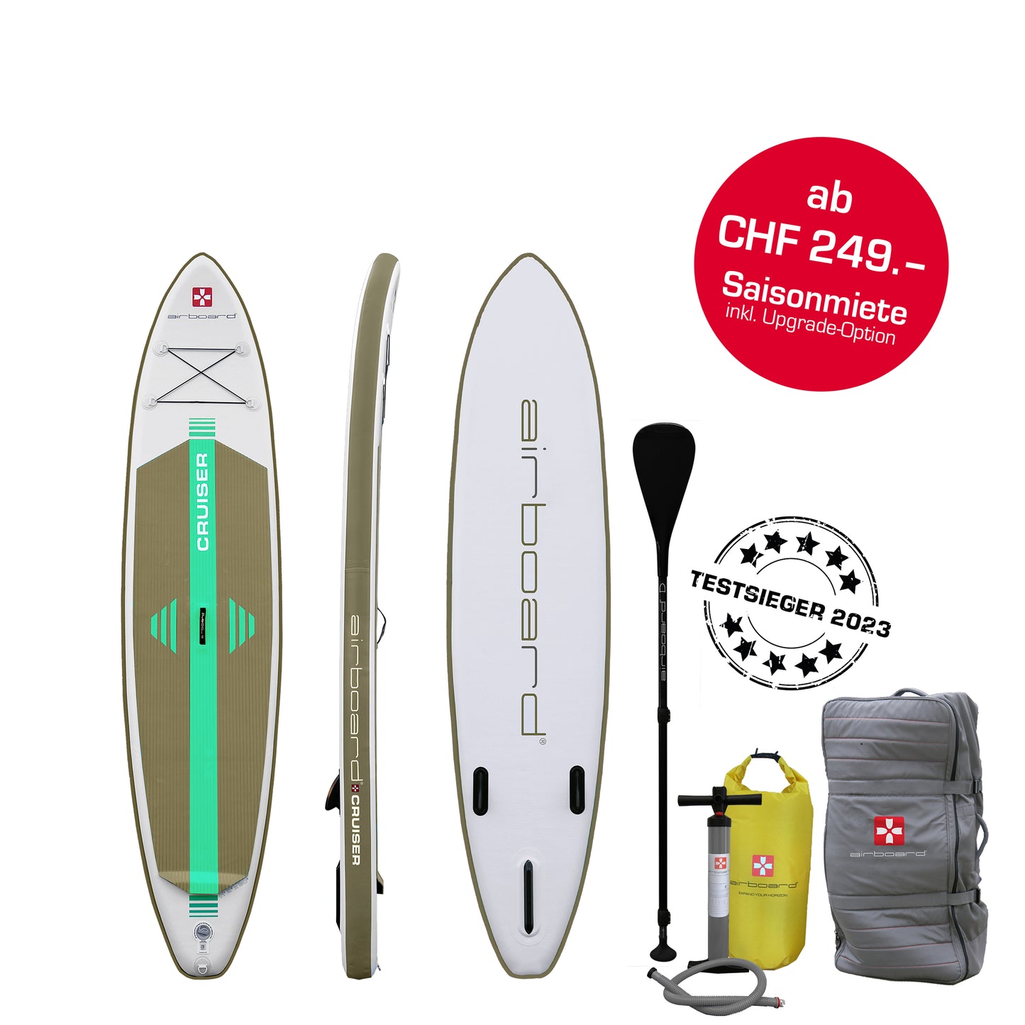 Saisonmiete Airboard CRUISER 11'2''