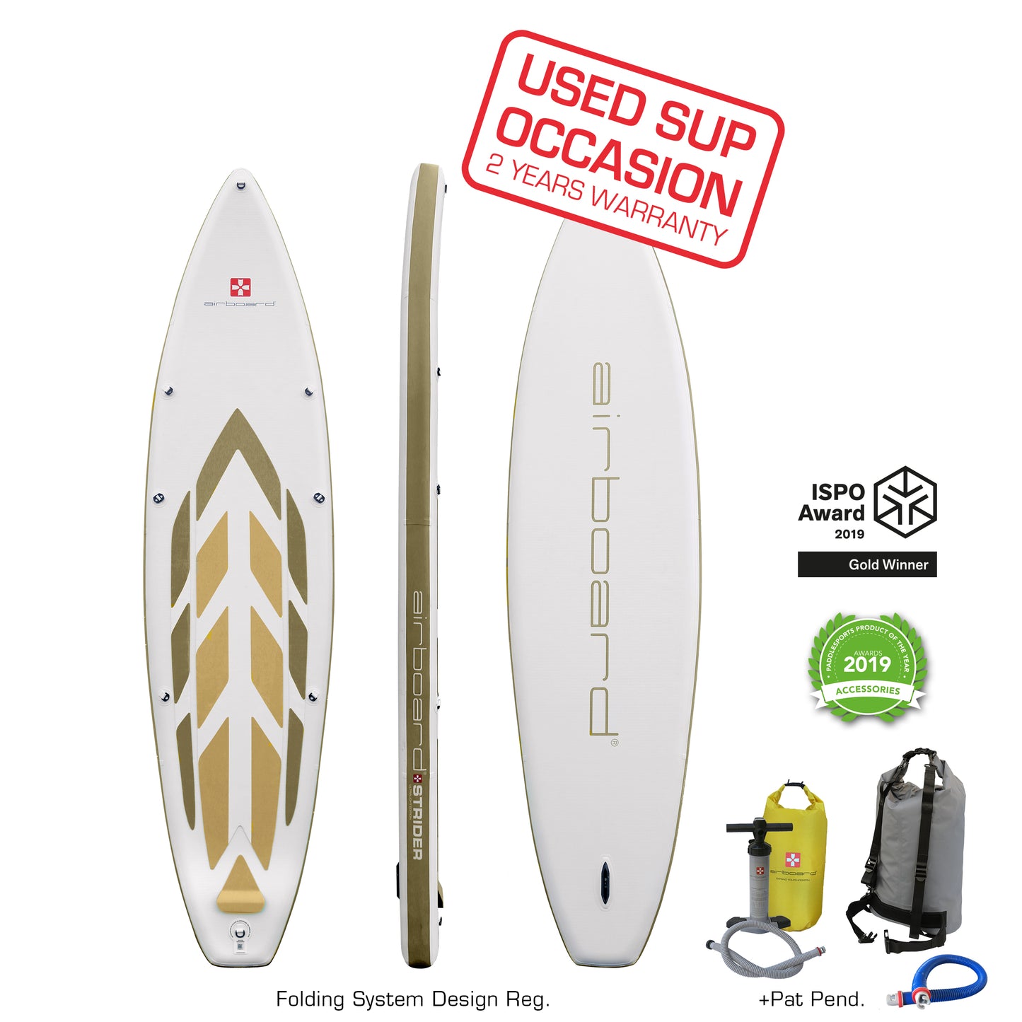 Airboard STRIDER Ultralight Sand 12'6'' - Occasion