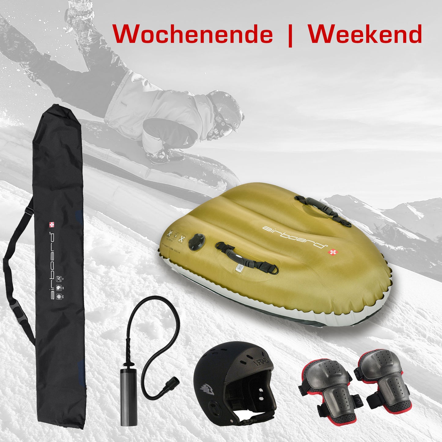 Wochenend-Miete Airboard Freeride 100-X