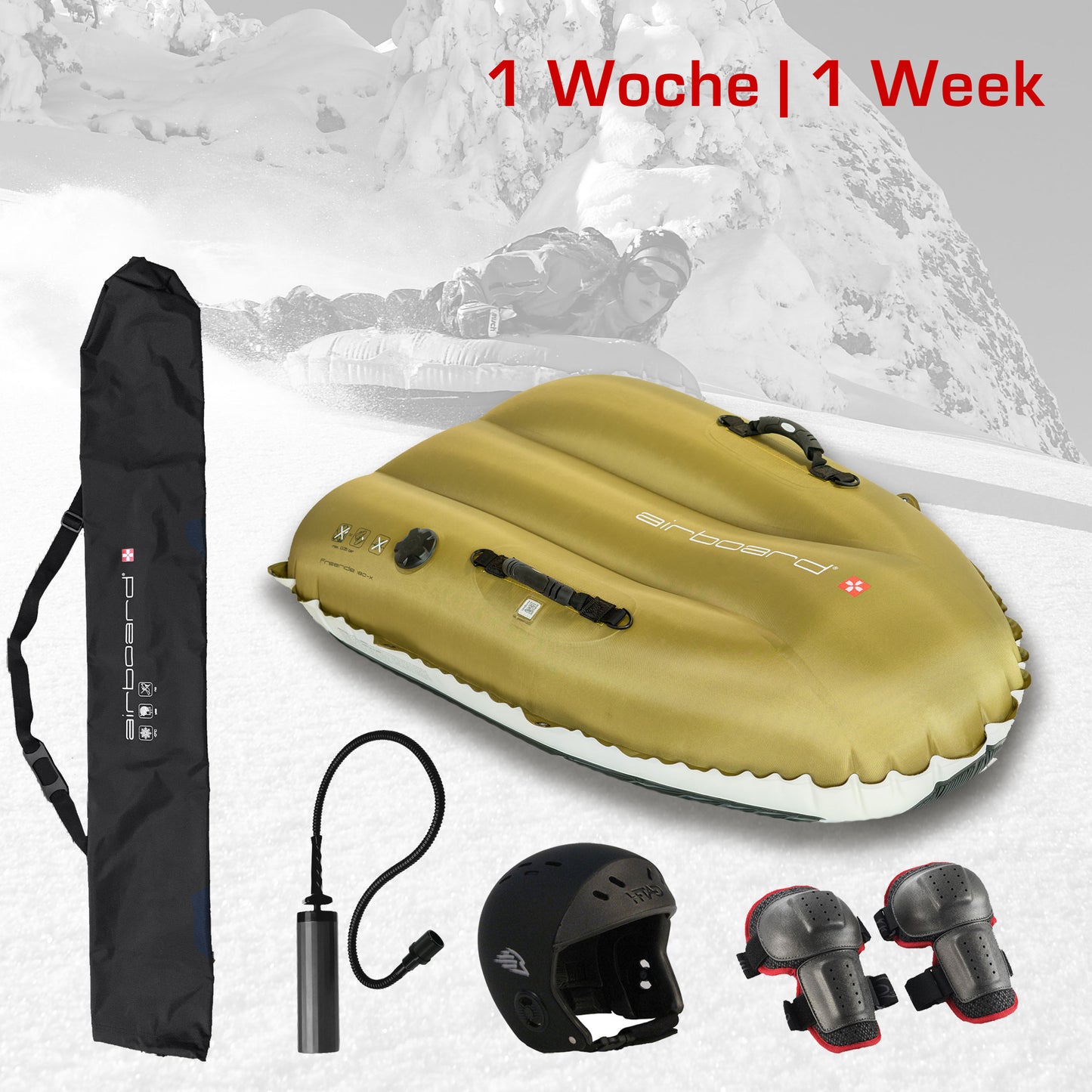 Wochenmiete Airboard Freeride 180-X