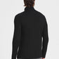Men's half zip LS castor dark - Rewoolution
